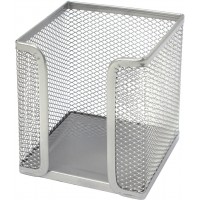 Бокс для паперу 10,5 х10,5 х8 см срібний /Leader/(72) Z017S/561001