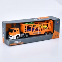 Трейлер інер-ий 27см,звук,світло,гум.колеса,3маш-ки по 7см,на бат-ці(табл),в кор-ці№В-001А