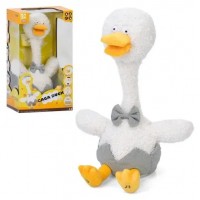 М'яка ігр."Гусак"37см,запис,муз.,рухливий,танцює,в кор-ці.на бат-ці,22х38х19см№933-317E