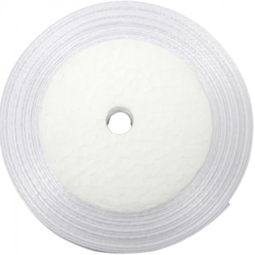 Стрічка атлас "Sindtex" 2,5смх23м біла №АЛ2-001