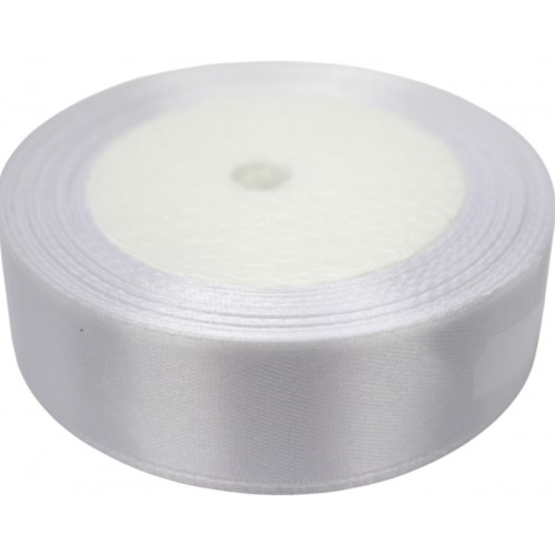 Стрічка атлас "Sindtex" 2,5смх23м біла №АЛ2-001