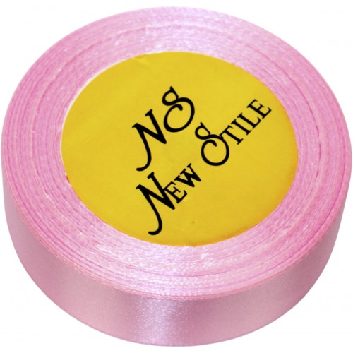 Стрічка атлас "Sindtex" 2,5смх23м світло-рожевий №АЛ2-004(5)