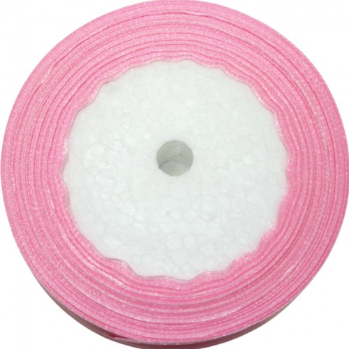 Стрічка атлас "Sindtex" 2,5смх23м світло-рожевий №АЛ2-004(5)