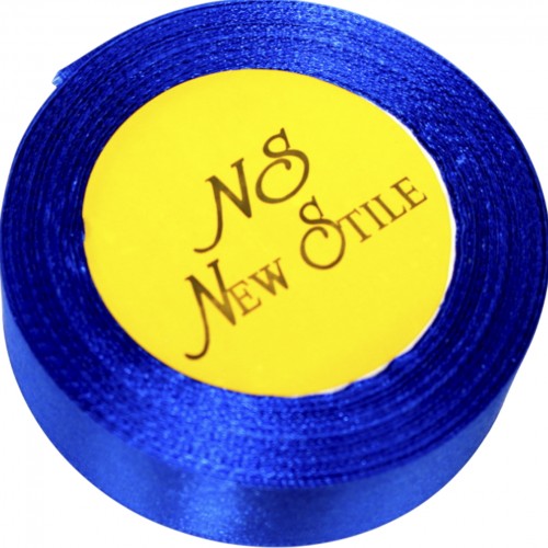 Стрічка атлас "Sindtex" 2,5смх23м синій №АЛ2-040(5)