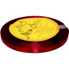 Стрічка атлас "Sindtex" 0,6смх23м вишневий №АЛ06-037(10)