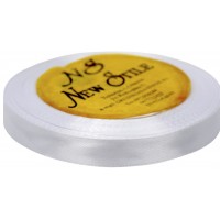 Стрічка атлас "Sindtex" 0,6смх23м біла №АЛ12-001(10)