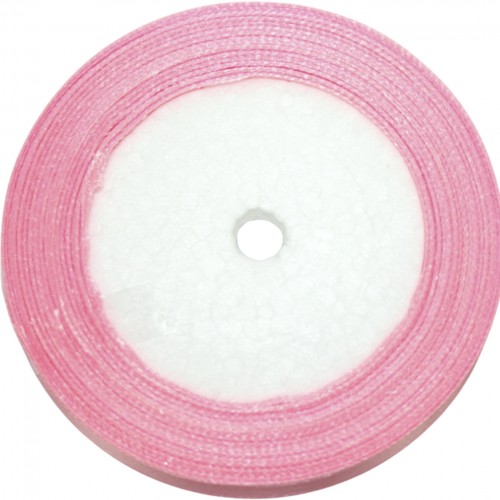 Стрічка атлас "Sindtex" 1,2смх23м світло-рожевий №АЛ12-04(10)