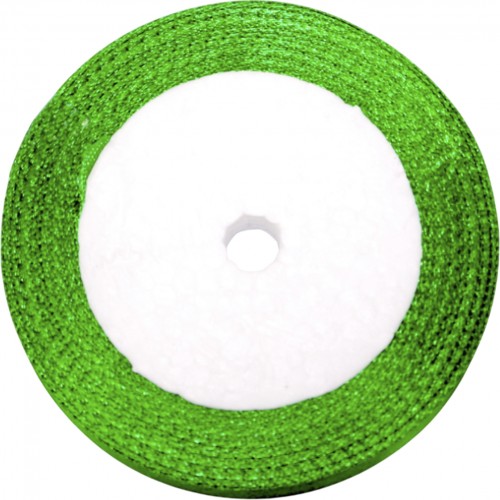 Стрічка атлас "Sindtex" 1,2смх23м зелений №АЛ12-19(10)