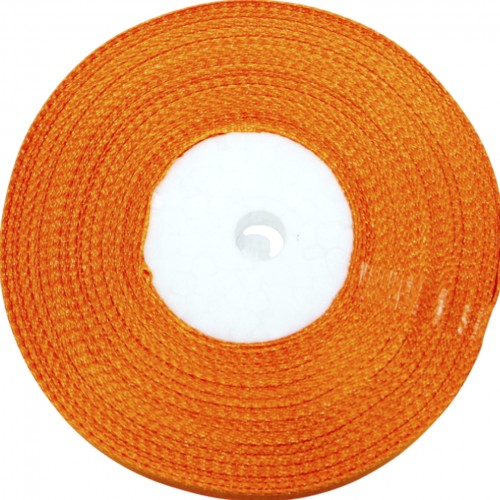 Стрічка атлас "Sindtex" 12смх33м помаранчева №8020