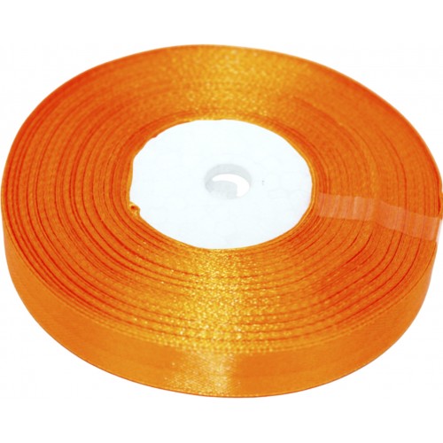 Стрічка атлас "Sindtex" 12смх33м помаранчева №8020