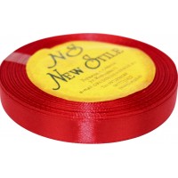 Стрічка атлас "Sindtex" 1,2смх23м червоний №АЛ12-А026(10)