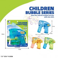 Мильні бульбашки Пістолет,на бат-ці,світло,в кор-ці,7,2х22х6,5см №P82438A(48)(96) КІ