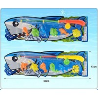 Рибалка 1 вудочка,рибки 6шт,на планшеті,53х17см,2 види №878-2 КІ