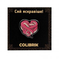 Значок пін "Зміїне серце" №480244