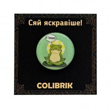 Значок пін "Жаба бл**" №480255