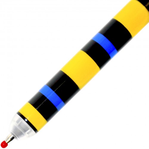 Ручка авт. гел. "Kite" №К25-027 Cats "пиши-стирай" синя(36)