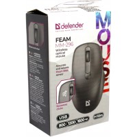 Мишка BT Defender Feam MM-0296 "безшумна" (1600dpi) black