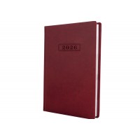 Щоден. А5 "Optima" дат2026 Fantasy бордо №O25225-18(20)