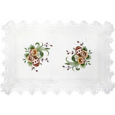 Великодня серветка "Крашанки в квітах" прямок. 48х31см №43273