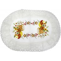 Великодня серветка "Паска з крашанками" овальн. 62х44см №43264