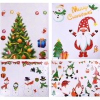 Наклейка новорічна для вікон "Santa&Co" 60х45см №R33942(12)