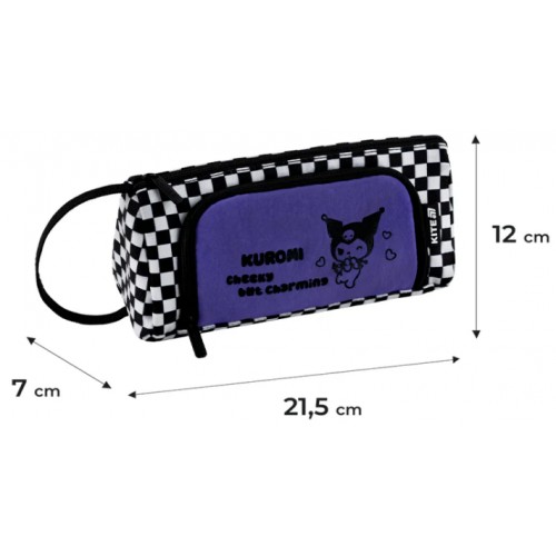 Пенал "Kite" Kuromi 1від.,м'який №HK26-2700