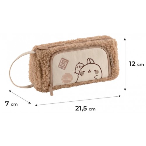 Пенал "Kite" Molang 1від.,м'який №ML26-2700