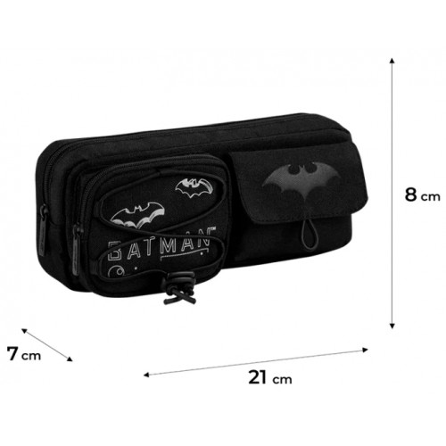 Пенал "Kite" DC Batman 1від.,м'який №DC26-2701