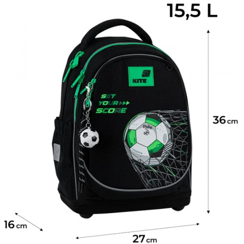 Рюкзак "Kite" Education Football 1від.,5карм. №K26-724S-3