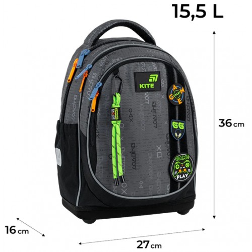 Рюкзак "Kite" Education Good Game 2від.,2карм. №K26-724S-2
