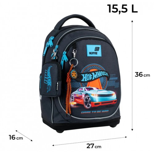 Рюкзак "Kite" Education Hot Wheels 2від.,2карм. №HW26-724S