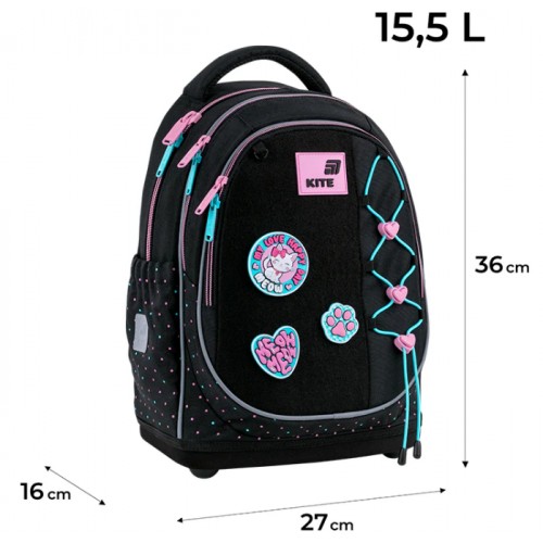 Рюкзак "Kite" Education Pretty Kitty 2від.,2карм. №K26-724S-1