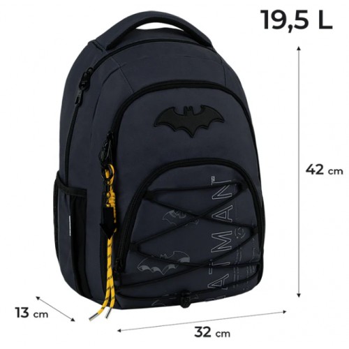 Рюкзак "Kite" Education teens DC Batman 3від.,2карм. №DC26-905M(10)