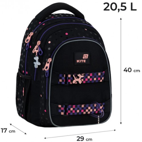 Рюкзак "Kite" Education teens Romantic Street Art 3від.,2карм. №K26-8001M-1(6)(10)