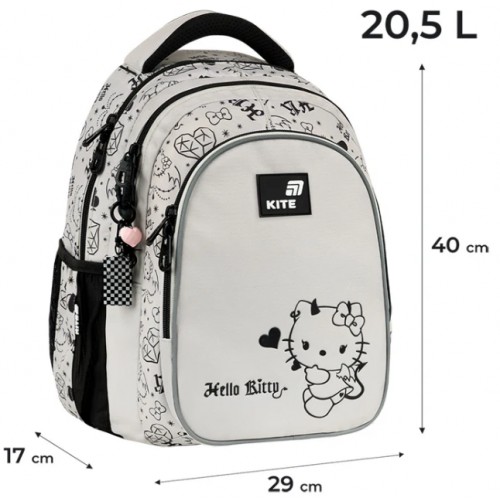 Рюкзак "Kite" Education teens Hello Kitty 3від.,2карм. №HK26-8001M(6)(10)