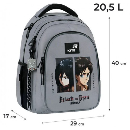 Рюкзак "Kite" Education teens Attack on Titan Season 3від.,2карм. №AT26-8001M(6)(10)