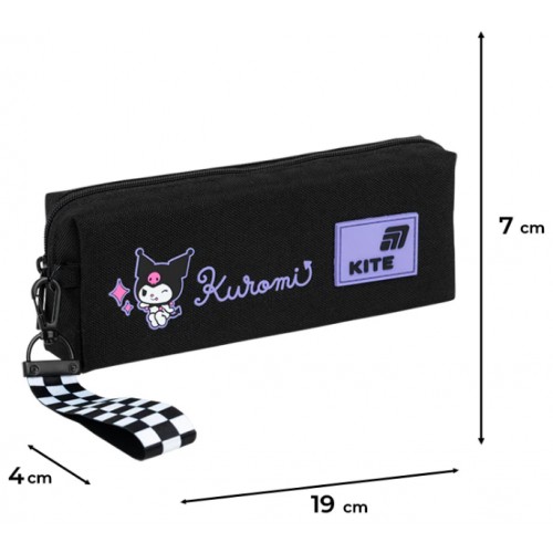 Пенал "Kite" Kuromi 1від.,м'який №HK26-642-2