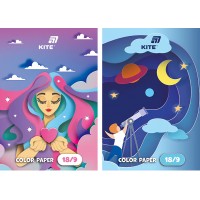 Папір кольор. А4 10арк./5кольор. Kite №K26-1250/Kite/(50)