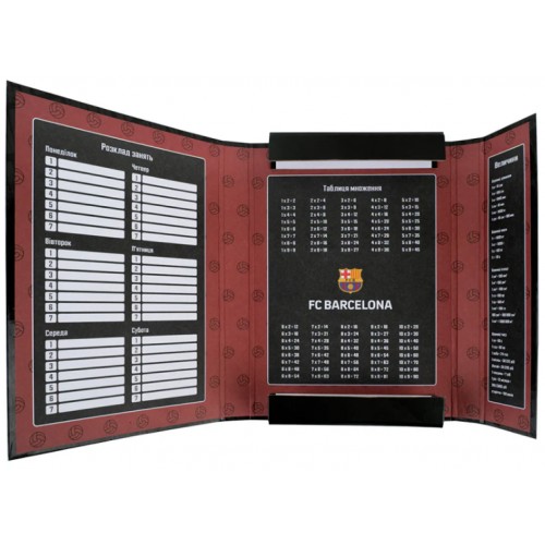 Папка для зош. В5 "Kite" № BC26-210 FC Barcelona на рез. картон(10)(40)