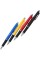 Ручка авт. кульк. "Economix" №E10111 Mars 0,5 мм асорті,син.(48)