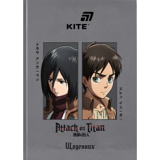 Щоденник шк. А5 "Kite" №AT26-262 Attack on Titan тв.обкл.(20)