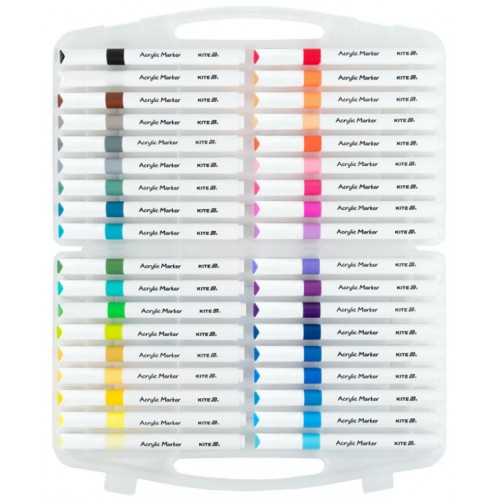 Набір маркерів акрил. "Kite" Creative Jumbo №K-1292 36шт
