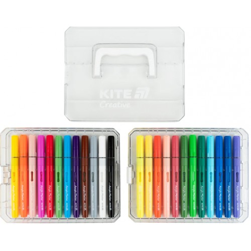 Набір маркерів акрил. "Kite" Creative №K-1162 24шт з рідкими чорнилами