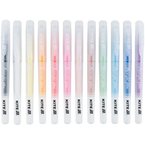 Набір ручок акрил. "Kite" №K-1295 Creative 12шт