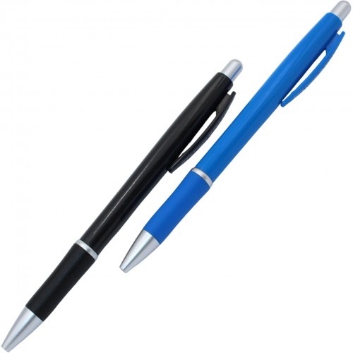 Ручка автоматическая шариковая Economix Bolide 0,5 мм синяя, корпус черный/синий (40) №E10113