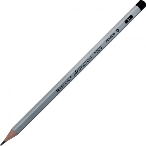 Набор карандашей графитных Marco CB mix разная твердость H-4B (1) (12) (240) 7000DM-12