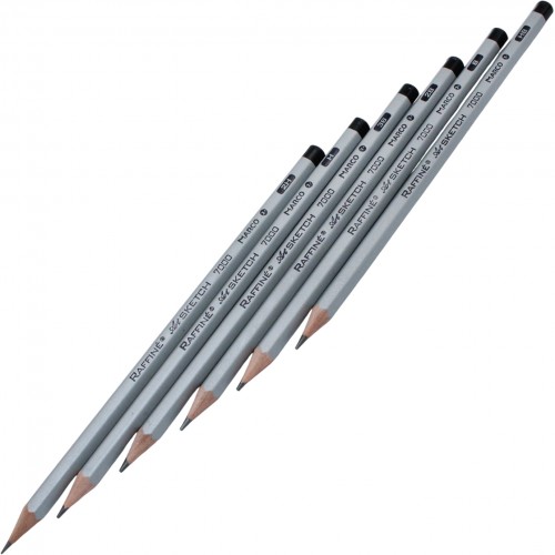 Набор карандашей графитных Marco 2Н-3В (1) (24) (480) 7000DM-6CB