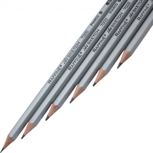 Набор карандашей графитных Marco 2Н-3В (1) (24) (480) 7000DM-6CB