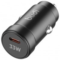 Зарядний пристрій авто Budi №CC602TB швидка зарядка USB 33W/Breidon/