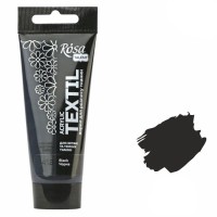 Фарба акрил. для тканини "Rosa Talent" 60мл чорна №3147